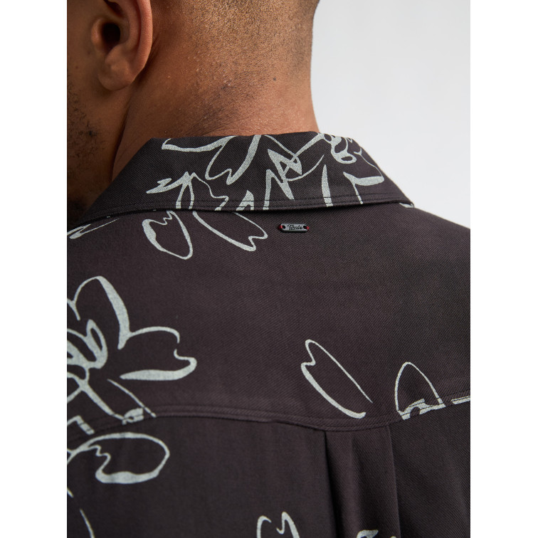 chemise homme  petrol industries men shirt short sleeve aop