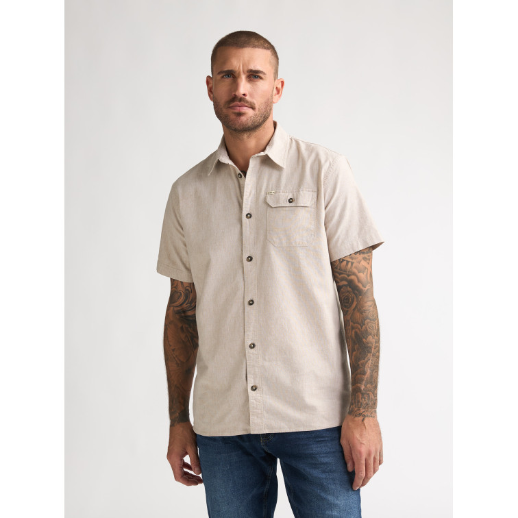 chemise homme  petrol industries men shirt short sleeve uni