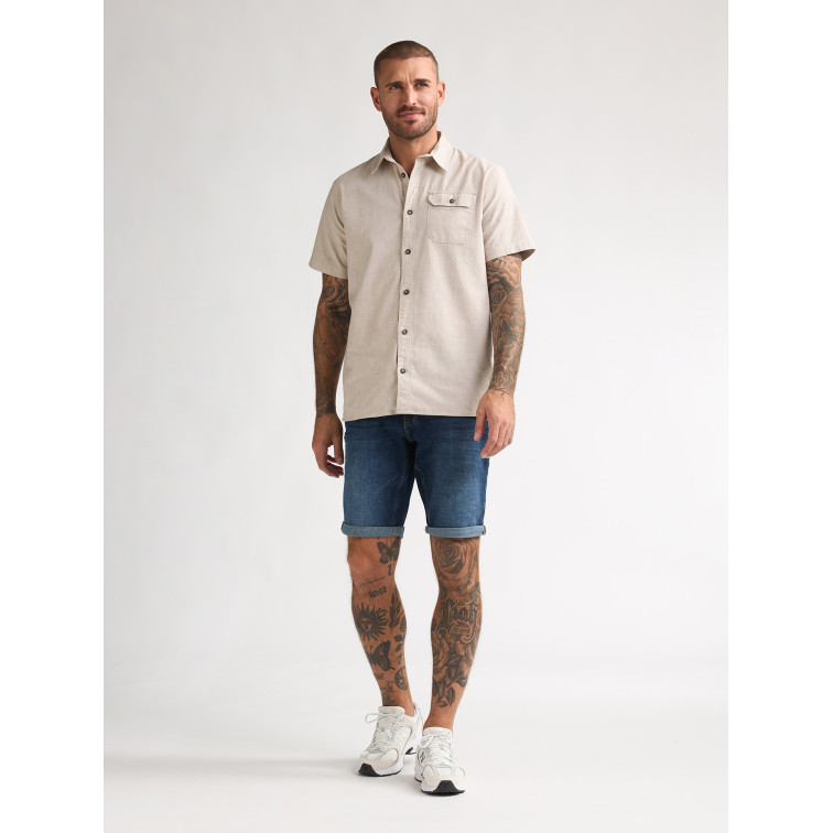 chemise homme  petrol industries men shirt short sleeve uni