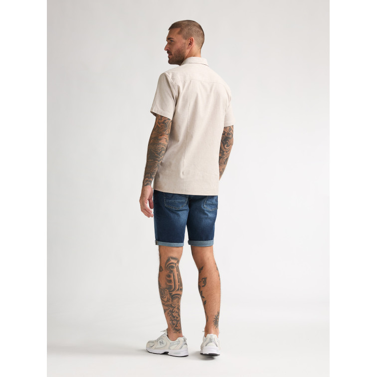 chemise homme  petrol industries men shirt short sleeve uni