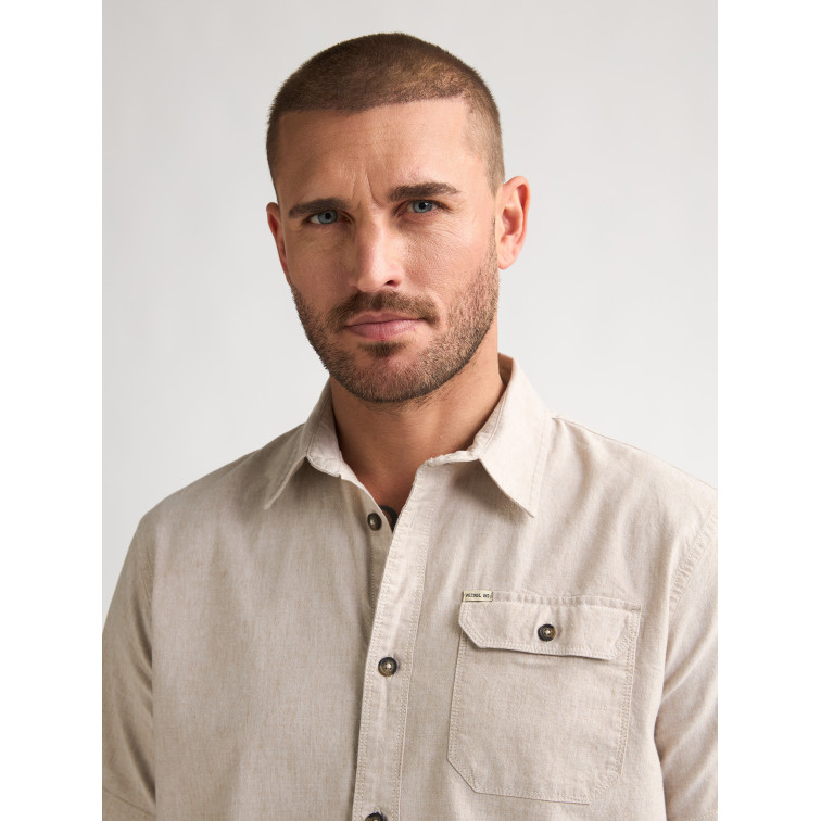 chemise homme  petrol industries men shirt short sleeve uni