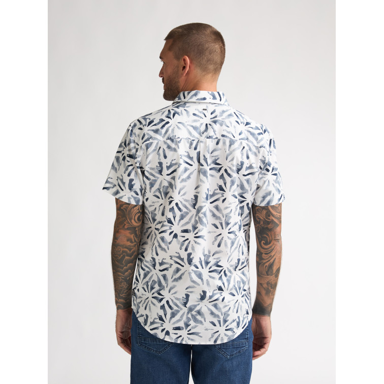chemise homme  petrol industries men shirt short sleeve aop