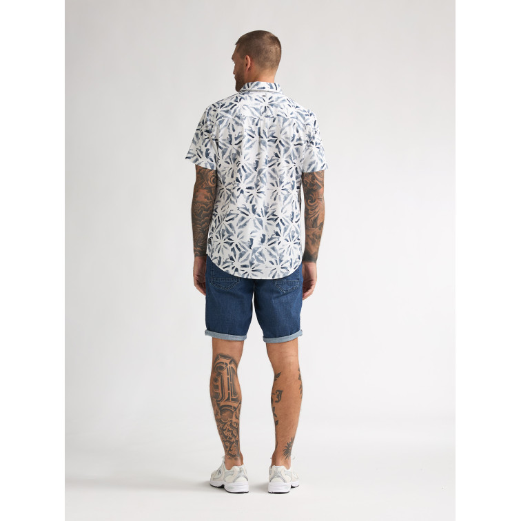 chemise homme  petrol industries men shirt short sleeve aop