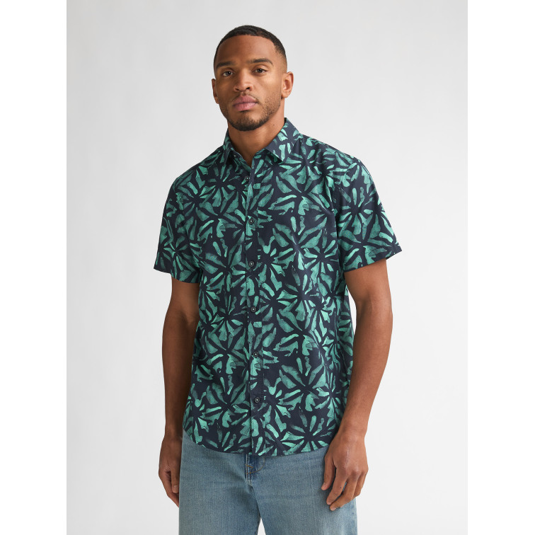 chemise homme  petrol industries men shirt short sleeve aop