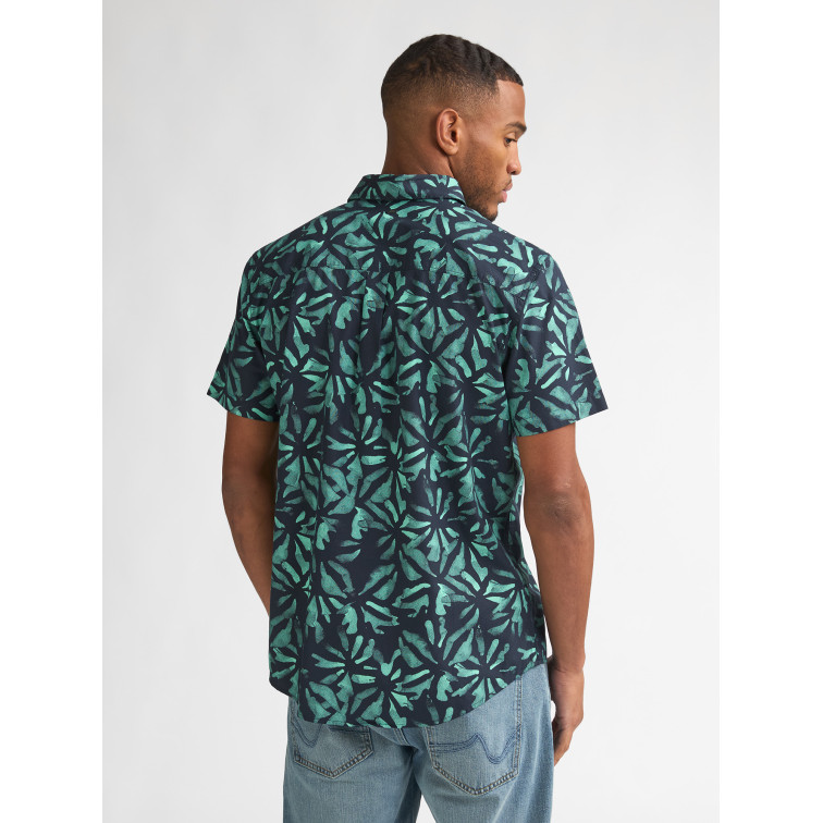 chemise homme  petrol industries men shirt short sleeve aop