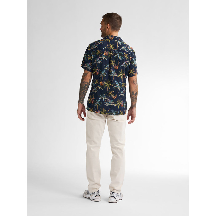 chemise homme  petrol industries men shirt short sleeve aop