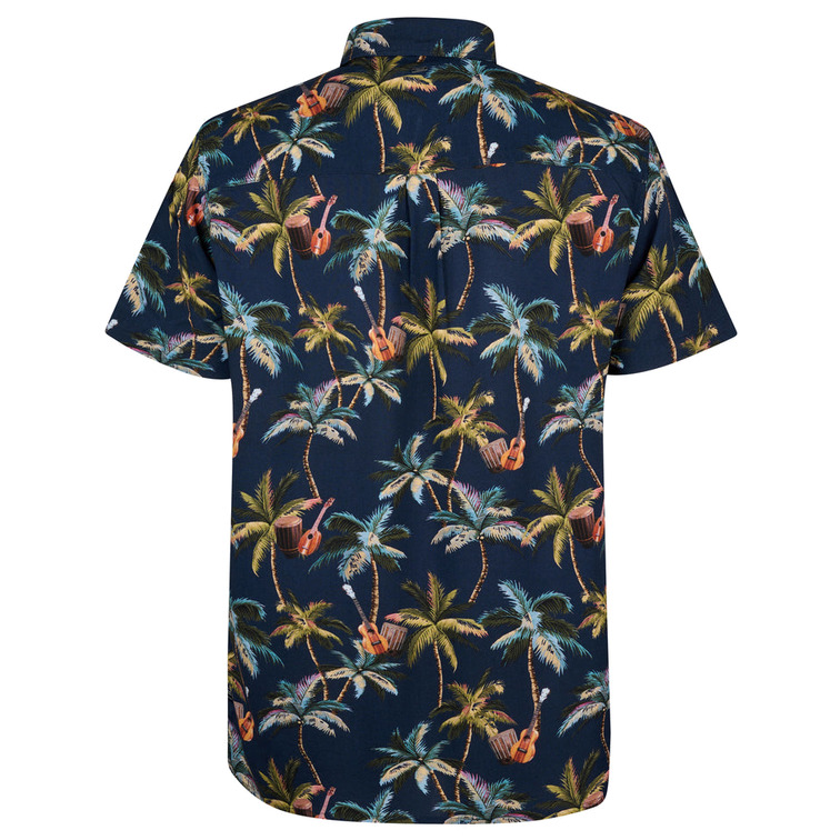 chemise homme  petrol industries men shirt short sleeve aop