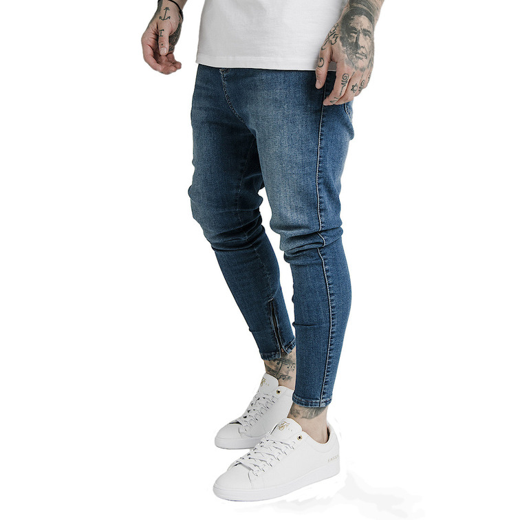 jeans homme  siksilk drop crotch denim