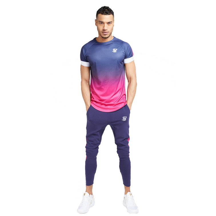 t-shirt homme  siksilk siksilk s/s  fade panel tech t