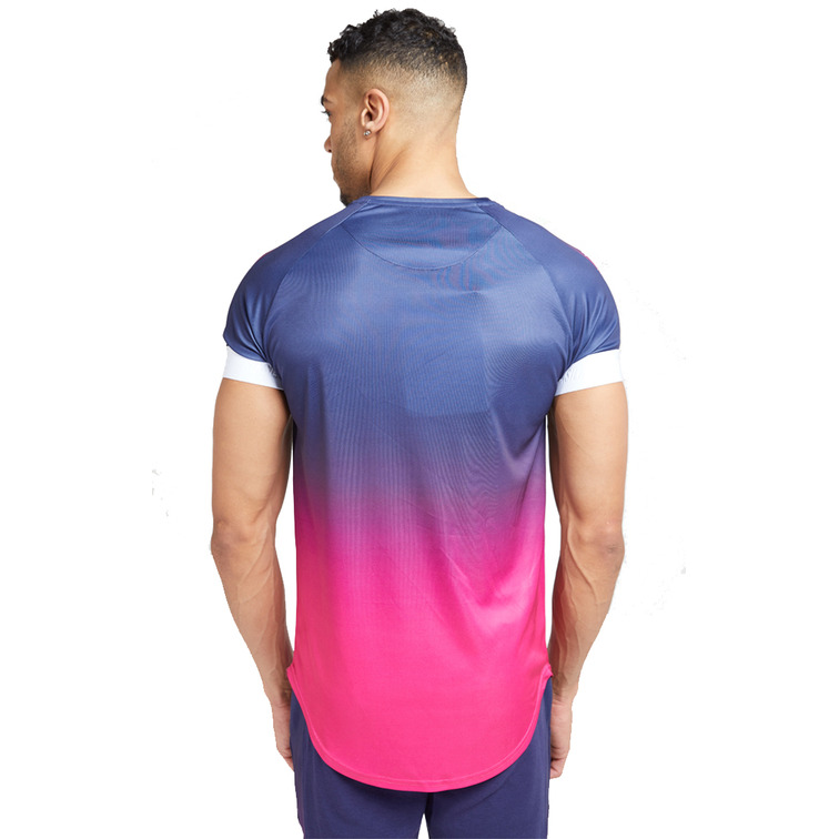 t-shirt homme  siksilk siksilk s/s  fade panel tech t