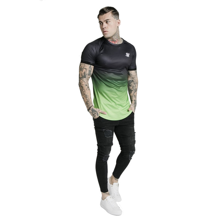 t-shirt homme  siksilk siksilk s/s  fade tech tee