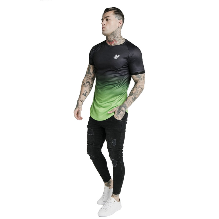 t-shirt homme  siksilk siksilk s/s  fade tech tee