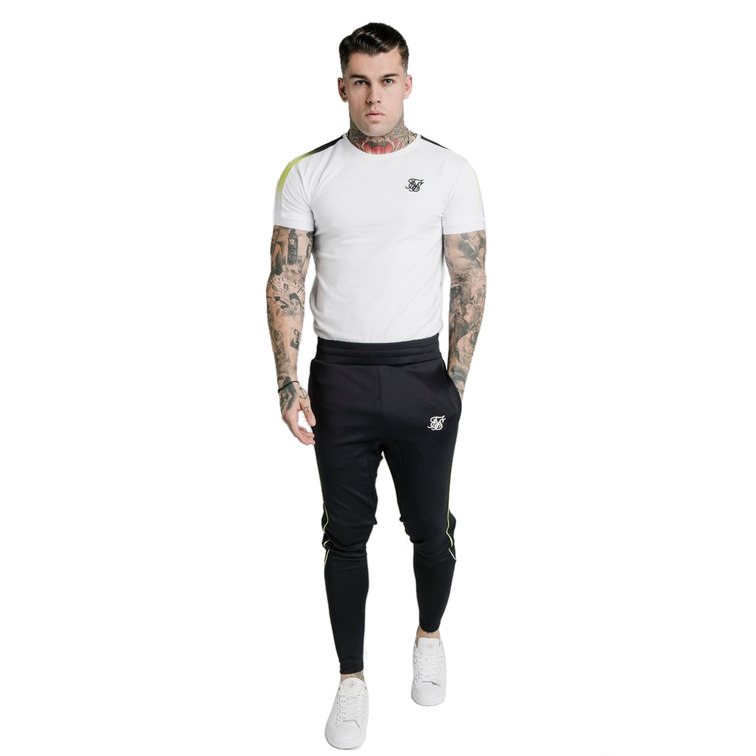  siksilk siksilk s/s fade panel tech te