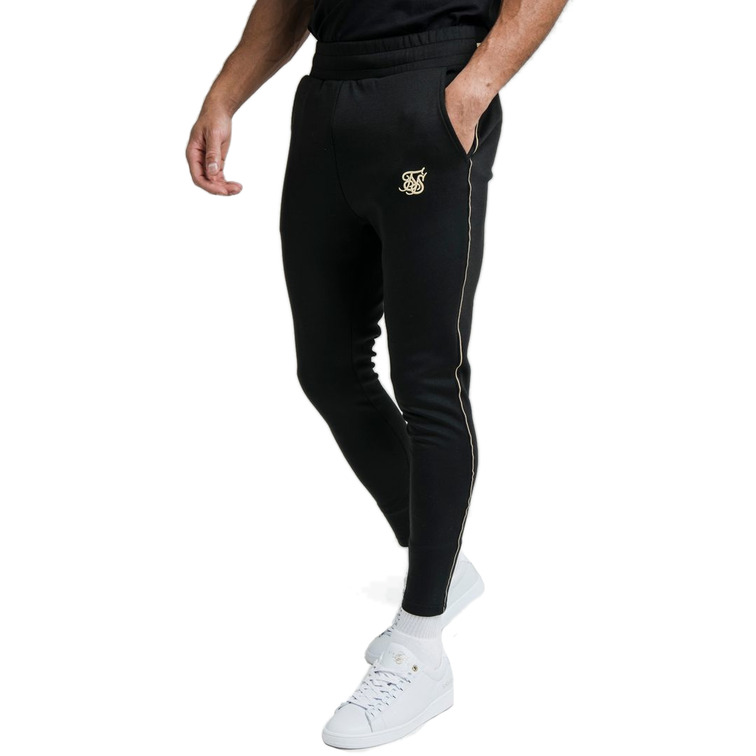 pantalon homme  siksilk exposed tape joggers