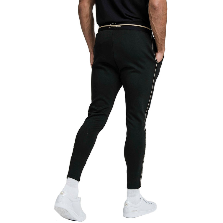 pantalon homme  siksilk exposed tape joggers