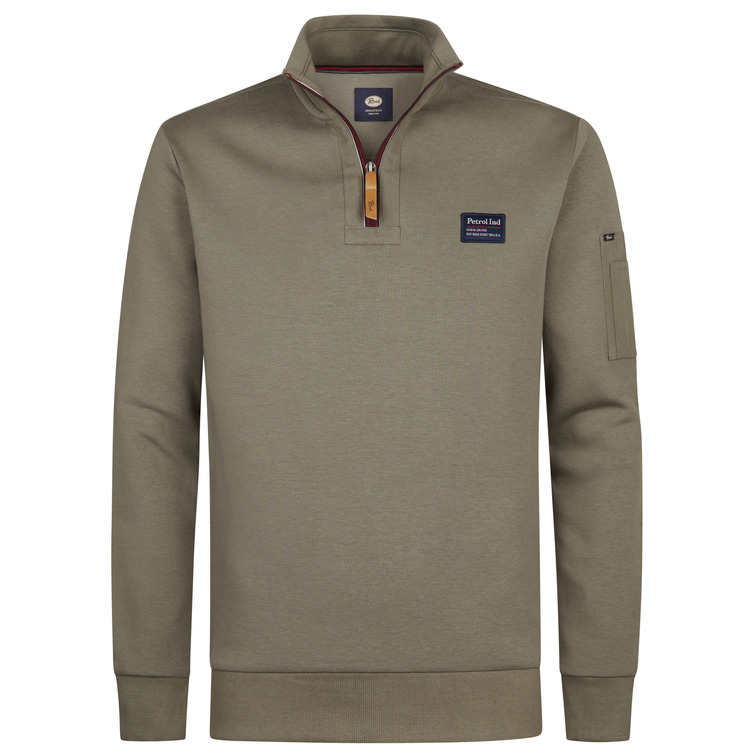 sweat-shirt homme  petrol industries men sweater collar zip