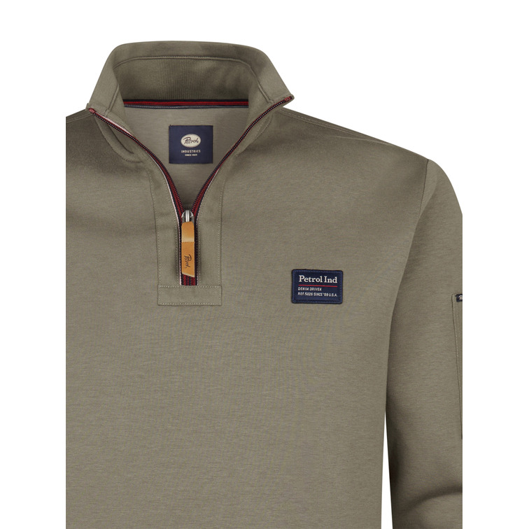 sweat-shirt homme  petrol industries men sweater collar zip