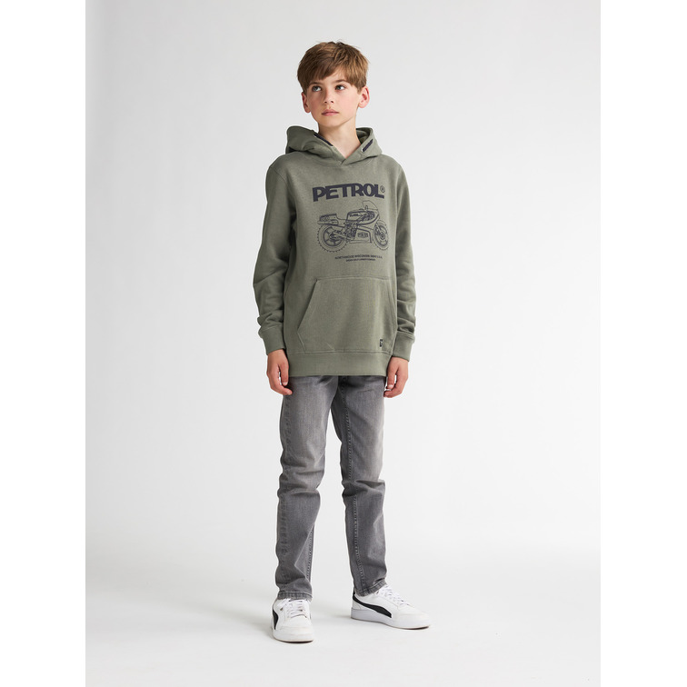sweat-shirt garçon  petrol industries boys sweater hooded print