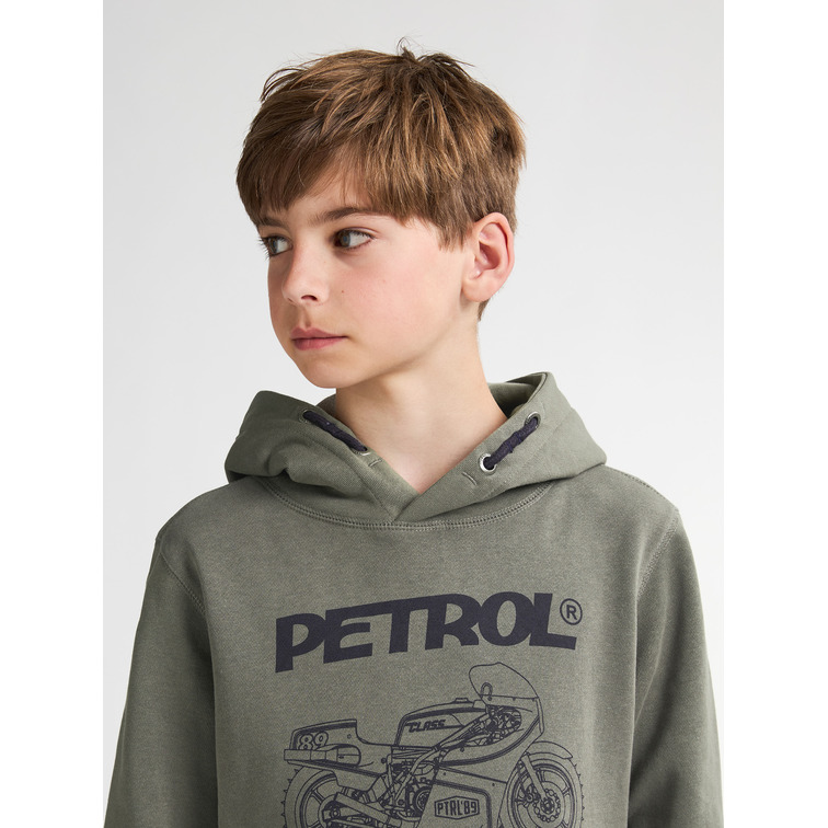 sweat-shirt garçon  petrol industries boys sweater hooded print