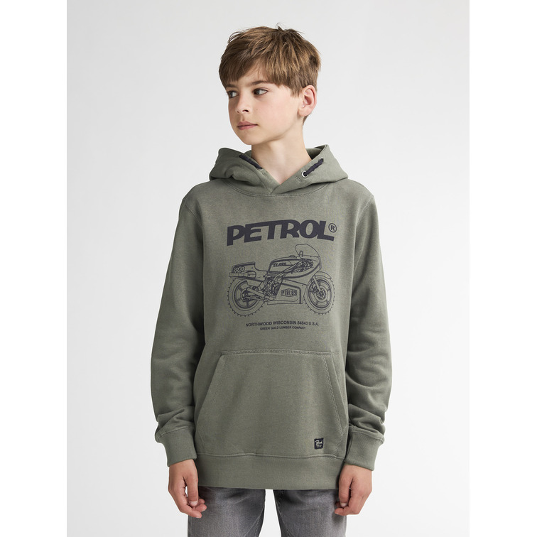 sweat-shirt garçon  petrol industries boys sweater hooded print