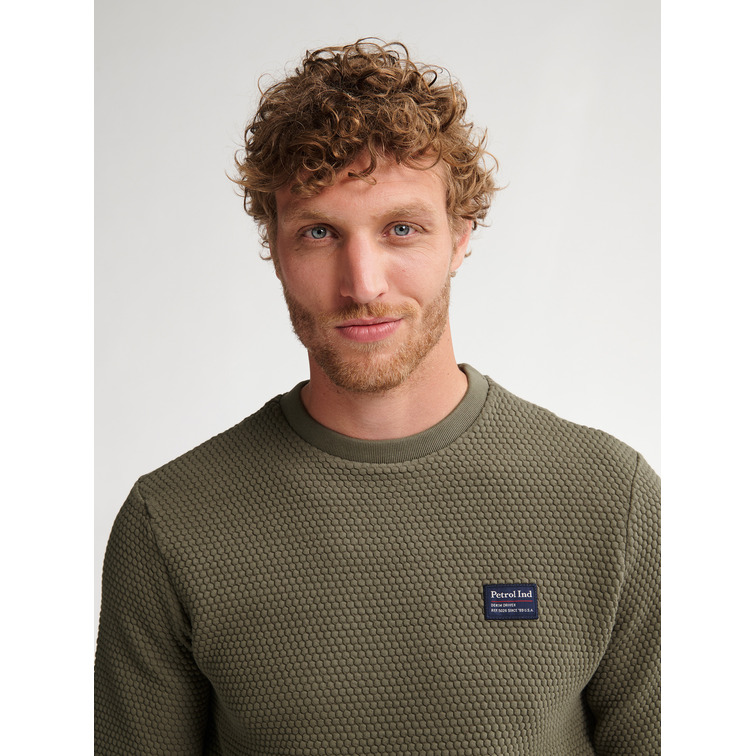 sweat-shirt homme  petrol industries men sweater round neck