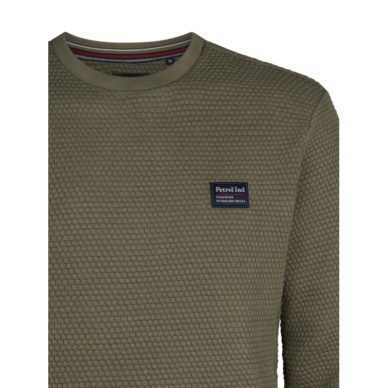 sweat-shirt homme  petrol industries men sweater round neck
