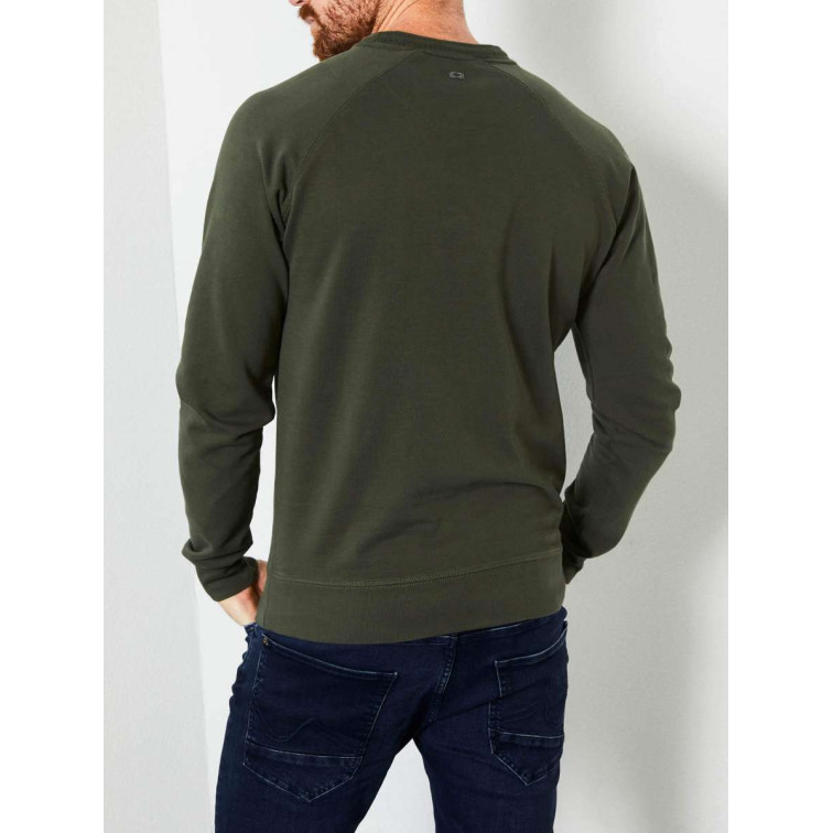 sweat-shirt homme  petrol sweater r-neck