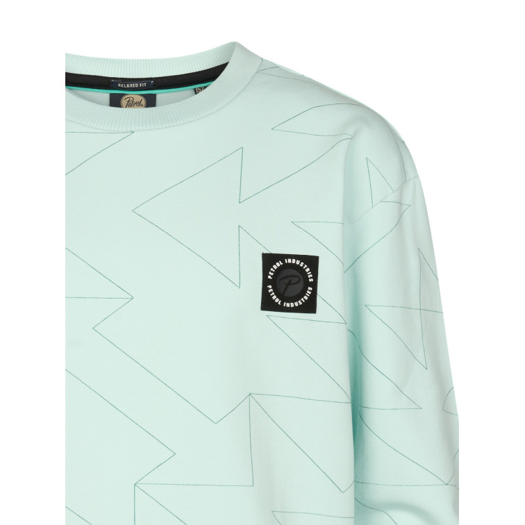 sweat-shirt garçon  petrol industries boys sweater round neck aop