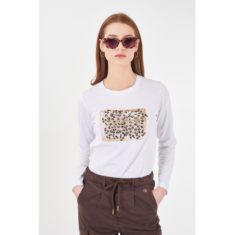 t-shirt femme  yes zee t-shirt donna girocollo, dirit