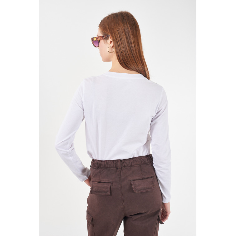 t-shirt femme  yes zee t-shirt donna girocollo, dirit