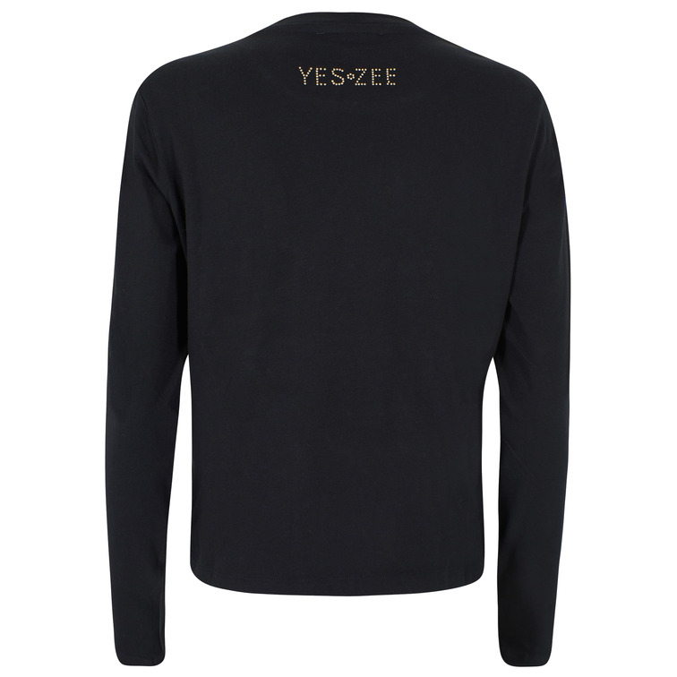 t-shirt femme  yes zee t-shirt donna girocollo, dritt