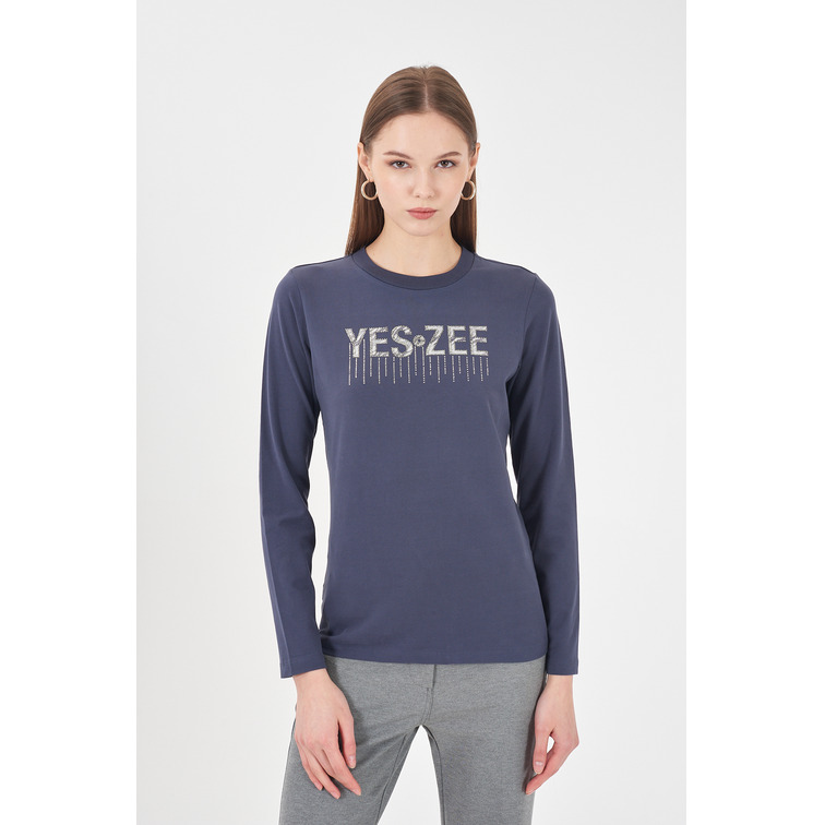 t-shirt femme  yes zee t-shirt donna girocollo, m/l