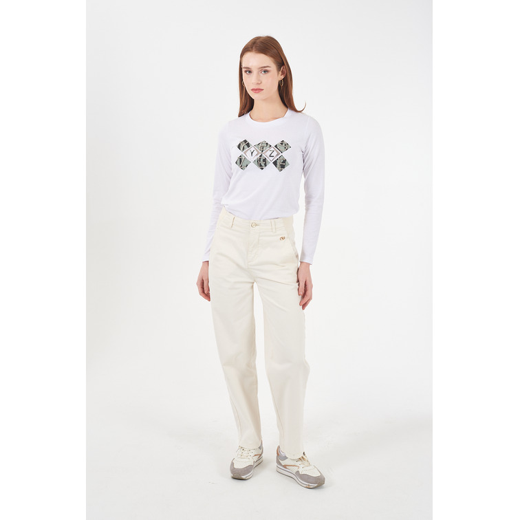 t-shirt femme  yes zee t-shirt donna girocollo, m/l