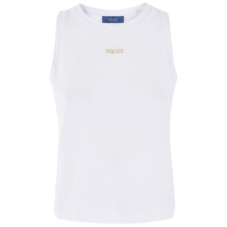 t-shirt femme  yes zee top cropped smanicato