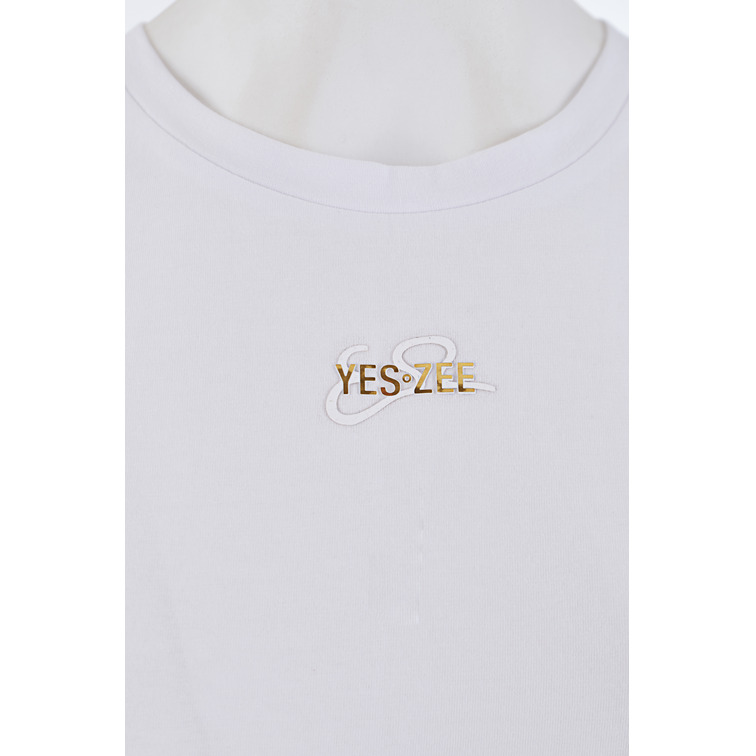 t-shirt femme  yes zee top cropped smanicato