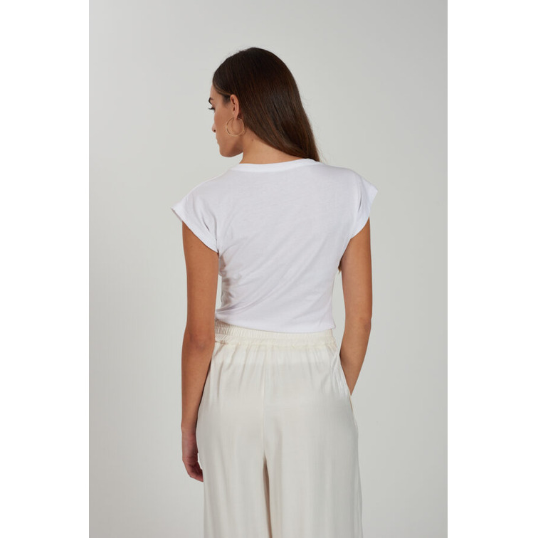 t-shirt femme  yes zee t-shirt donna morbida, girocol