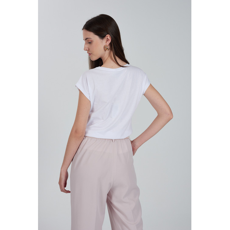 t-shirt femme  yes zee t-shirt donna morbida, girocol