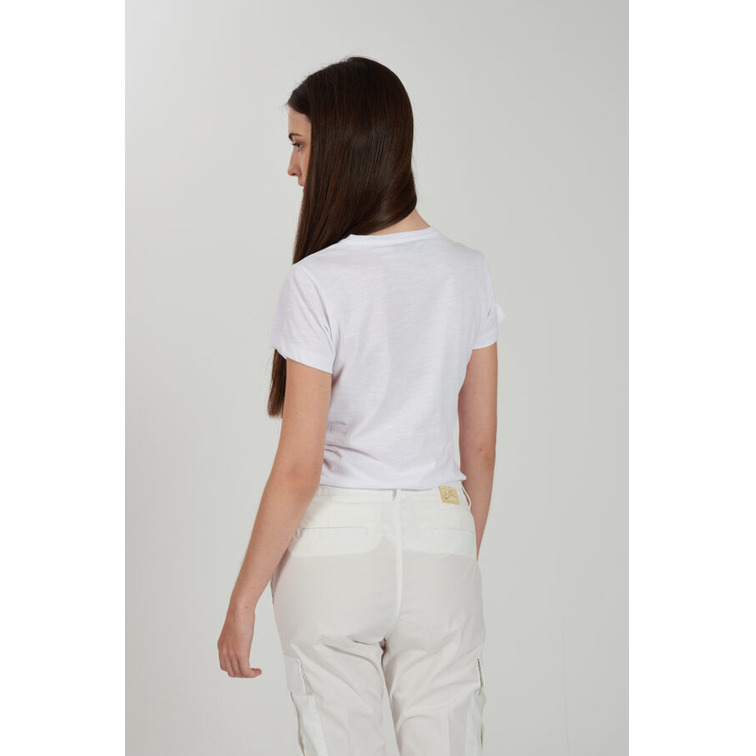 t-shirt femme  yes zee t-shirt donna girocollo, m/c