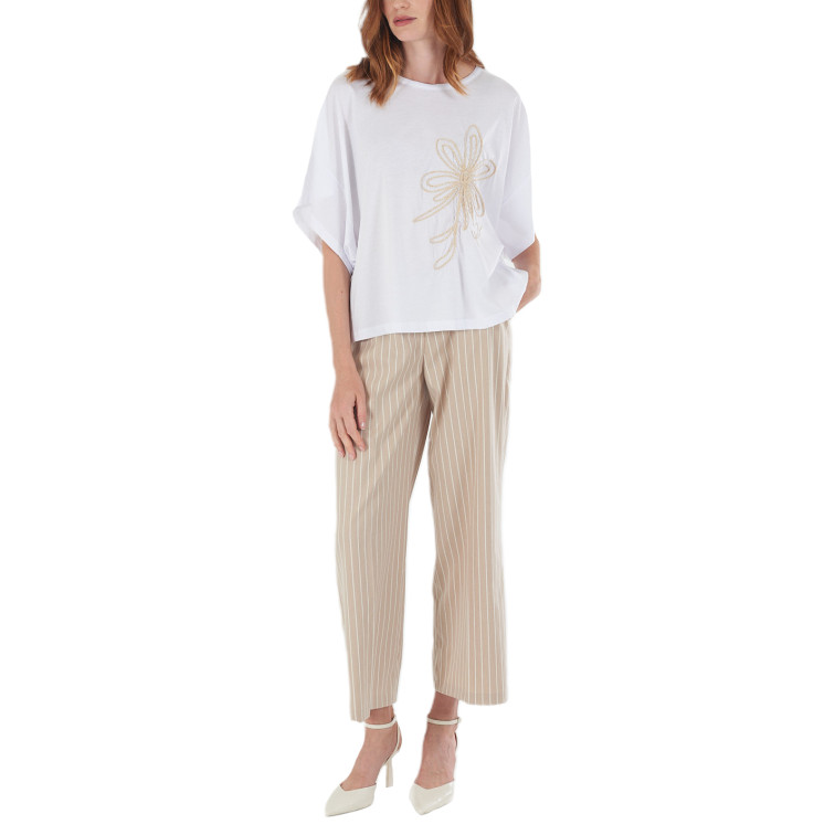 t-shirt femme  yes zee t-shirt donna crop, over