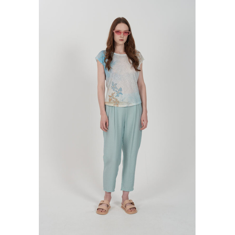 t-shirt femme  yes zee t-shirt donna smanicata, stamp