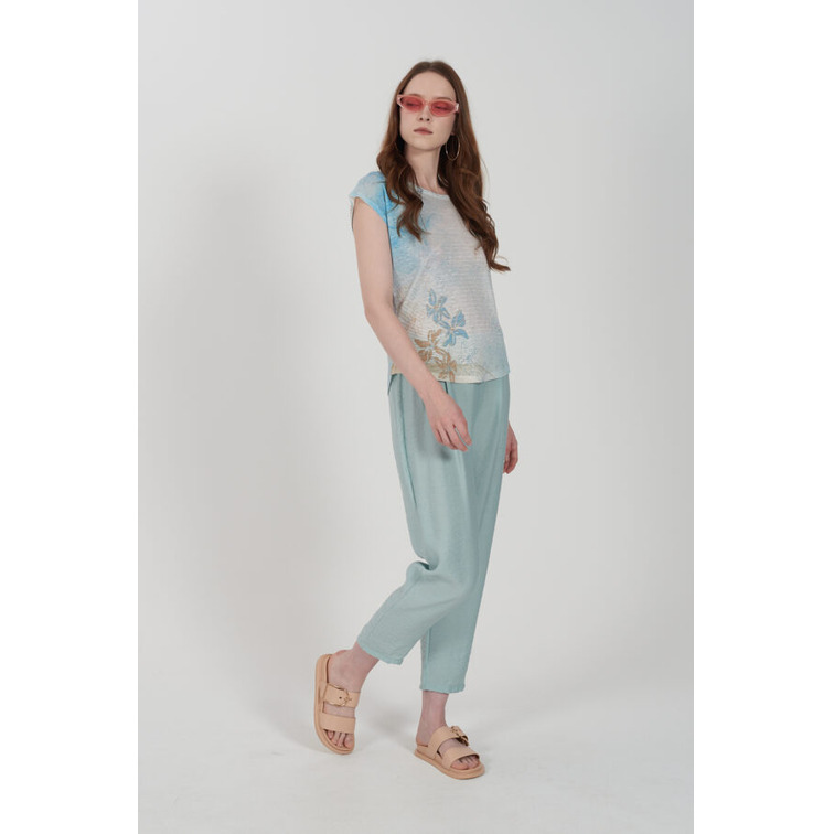 t-shirt femme  yes zee t-shirt donna smanicata, stamp