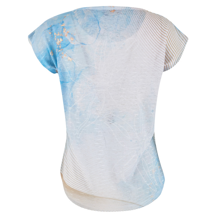 t-shirt femme  yes zee t-shirt donna smanicata, stamp