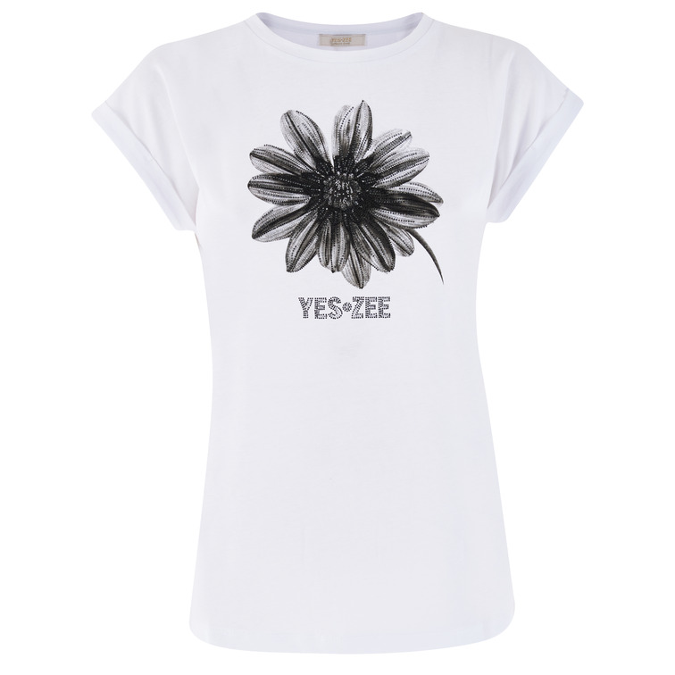 femme t-shirt donna manica a kisinge 0101