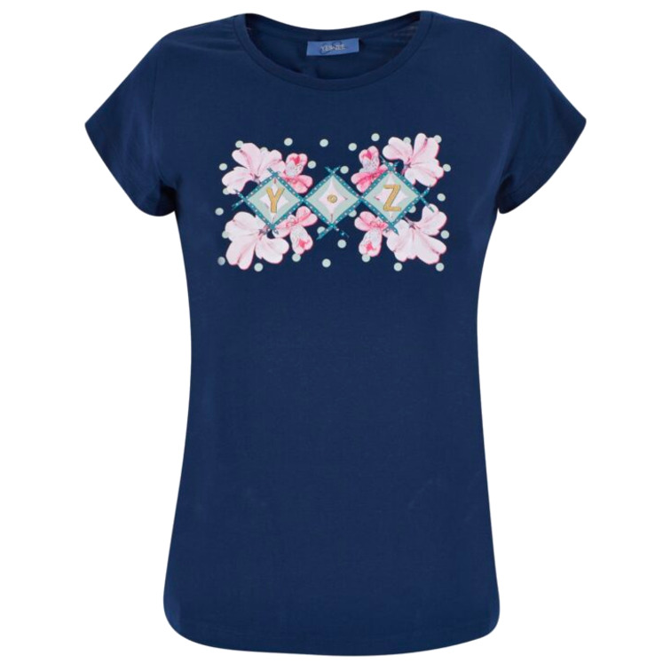 t-shirt femme  yes zee t-shirt donna girocollo, m/c