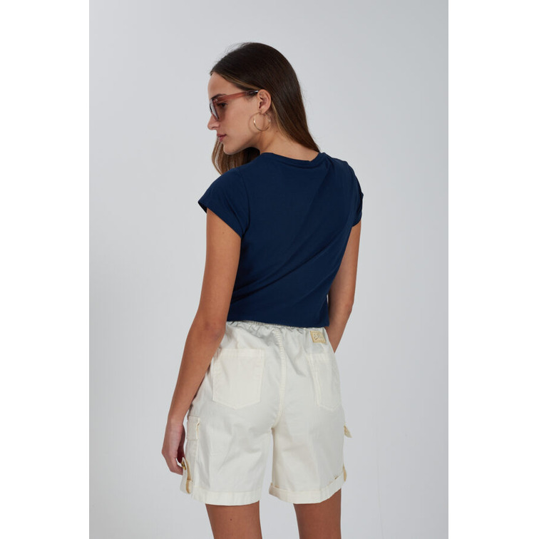 t-shirt femme  yes zee t-shirt donna girocollo, m/c
