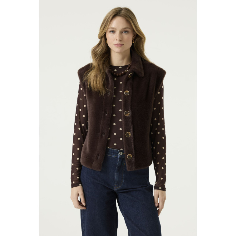 manteau femme  garcia jeans colbert + gilet