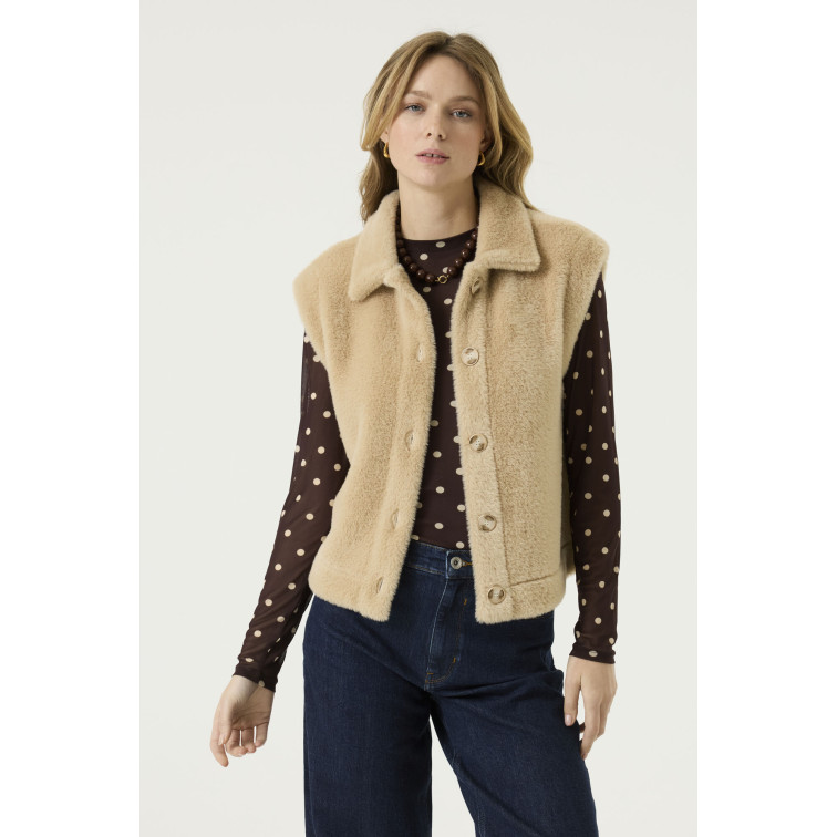 manteau femme  garcia jeans colbert + gilet