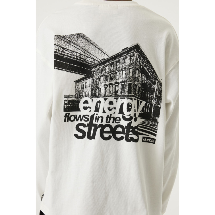 t-shirt garçon  garcia jeans t-shirt long sleeve