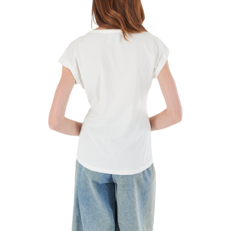 t-shirt femme  yes zee t-shirt donna girocollo m/c