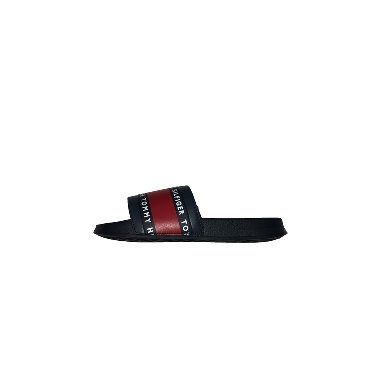 chaussure garçon  tommy hilfiger flag print pool slide